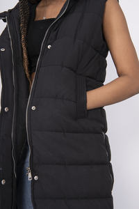 Gilet d'hiver chaud en duvet pour femmes 100% Polyester sans manches Gilet grande taille à vendre - Product Image 5