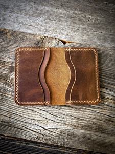 Cartera delgada de cuero para hombre, cartera minimalista L, tarjetero de grano completo, bolsillo frontal, tarjetero pequeño, 2017 - Product Image 3