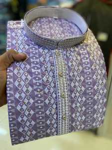 Handmade <b>Men</b> Premium Designer Cotton Kurta Stylish Ethnic Casual and Wedding <b>Wear</b> for <b>Festive</b> Occasions Stylish Ethnic Clothing - Product Image 6