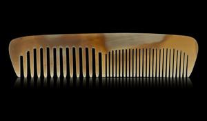 Peine de cuerno de búfalo Natural personalizado de alta calidad, herramienta de estilismo hecha a mano de La India, peine plegable para piojos - Product Image 6