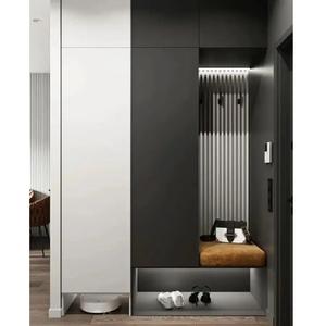 <b>Shoes</b> Storage <b>Cabinet</b> Combo Home Furniture French Style MDF PVC Panel Waterproof <b>Shoes</b> Wardrobes 5 Years Warranty Vietnam - Product Image 4