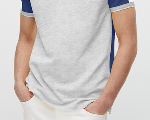 Polos de tela de peso de algodón puro de la mejor calidad, polos personalizados para personal informal para hombres, camisetas antiretráctiles - Product Image 5