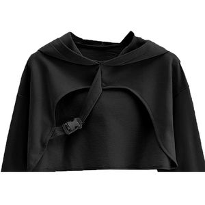 Polyester/Cotton Women's Winter Fleece Eco-Friendly Windproof Breathable Embroidered 340g <b>Black</b> <b>Crew</b> <b>Neck</b> Regular Sleeve Solid - Product Image 4