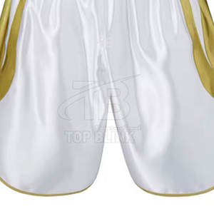 Pantalones cortos de lucha con estampado de logotipo 2025 para entrenamiento de MMA y boxeo Cintura elástica deportiva 100% Poliéster Cintura media Pantalones cortos estampados sólidos - Product Image 3