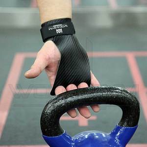 Hot Sale <b>Fitness</b> <b>Safety</b> Gear Adjustable Wrist Support Wraps Carbon Hand Grips for Effective Weightlifting Workout Training Grip - Product Image 3