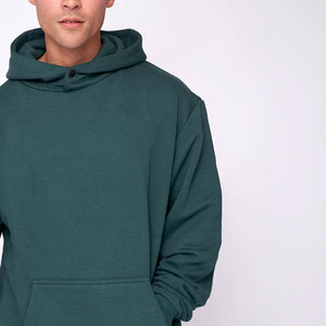 เสื้อฮู้ดผ้าฝ้ายถักหนาไซส์ใหญ่พิเศษสำหรับผู้ชาย - Product Image 5
