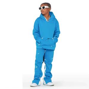 400GSM-Ensemble de survêtements évasés de qualité supérieure, 2 pièces, coupe ajustée, design tendance, meilleurs vêtements au Pakistan - Product Image 4