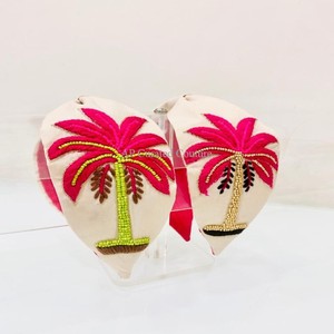 Top Quality <b>Floral</b> Beaded Turban Handmade Embroidered Hairbands All the Way From India Headbands for Women - Product Image 1