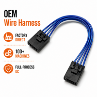 Câble de raccordement compatible Molex SL KK PicoBlade avec gaine en cuivre et PVC pour le contrôle industriel CVC, assemblage de faisceau de câbles, connecteur, OEM personnalisé