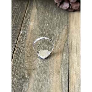 Bague Zuni en opale bleu foncé et argent sterling sertie de pierres, plaquée or rose, taille 6 - Cadeau idéal avec sertissage invisible - Product Image 5