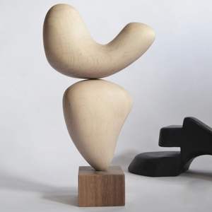 Sculpture de table en bois sculpté moderne de qualité supérieure, décoration spirituelle, centre de table artisanal, art, décoration intérieure, salon - Product Image 6