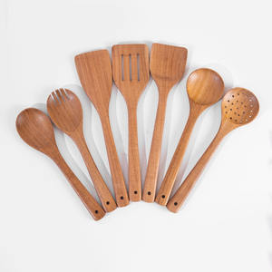Latest trend hardwood spatula with <b>holder</b> food-safe cooking <b>utensil</b> wooden spatulas for stirring food - Product Image 4