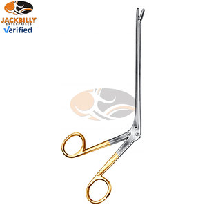 JACKBILLY Spurling Disque Intervertébral Rongeur Droit 4x10mm Bite Shaft 11 Pouces Haute Qualité En Acier Inoxydable Neurochirurgie - Product Image 2