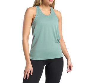 Camiseta sin mangas personalizada de talla grande para mujer en el último estilo Nueva llegada Color claro Algodón/Poliéster Sin mangas Ropa informal Uso al aire libre - Product Image 1