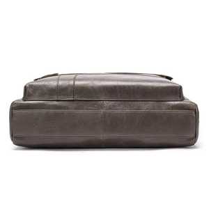 Custom Logo Vintage <b>Men's</b> <b>Bag</b> Genuine Leather Laptop <b>Bag</b> Business <b>Men</b> Women Leather Briefcase Office Laptop <b>Messenger</b> <b>Bags</b> - Product Image 6