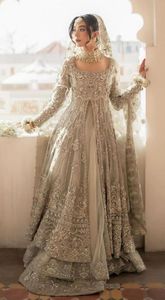ELEGANT-DESIGNER <b>BRIDAL</b> <b>JACKET</b>,LEHENGA & DUPATTA DRESS WITH EMBELLISHED CRYSTAL GLASS BEADS,PEARLS,DABKA WORK for WEDDING=2025 - Product Image 2