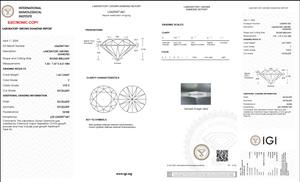 VVS2สี F ความชัดเจนขนาด1.63 CT ขัด labgrown เพชรรูปทรงกลม HPHT-CVD เพชรหลวมเครื่องประดับเพชร - Product Image 5