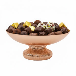 Juego de Cuencos para Servir de Cobre Martillado Artesanal, Elegante Plato Decorativo de Metal para Dulces, Decoración del Hogar, Artículo de Regalo para Festivales y Bodas - Product Image 5