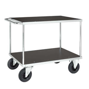 Lightweight Four-Wheel <b>Platform</b> <b>Trolley</b> Iron Basket Truck for Warehouse Storage and Tool Usage Customizable OEM Support - Product Image 1