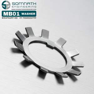 Arandela de bloqueo de alta calidad MB 01 para tuercas de bloqueo métricas KM01 MB01 a MB40 Accesorio de rodamiento Arandela de bloqueo - Product Image 2