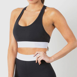 Femmes Yoga Gym course Fitness vêtements de sport 2024 mode chaude femmes 100% coton haut court femmes nouveaux hauts sec et ajusté soutien-gorge maigre - Product Image 3