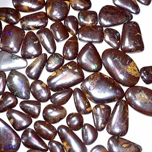 โอปอลหินธรรมชาติจากออสเตรเลียมือขัดรูปร่างแฟนซีอัญมณีหลวม Cabochon สําหรับเครื่องประดับแหวน - Product Image 5