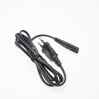 Prise UE Cordon d'alimentation secteur 2 broches IEC C7 Figure 8 Câble 1.5m | Cordon d'alimentation pour imprimante TV Dell LG ASUS Samsung Xbox PS4