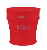 Mug à café pliable en silicone personnalisé avec logo, pour le camping et la randonnée, résistant à la chaleur, 350 ml, réutilisable, anti-fuite, sans BPA, passe au lave-vaisselle