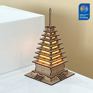 Fai da te coreano tradizionale Design del tempio Mood Light Kit cultura per bambini e genitori Hobby - Product Image 6