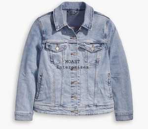 Veste en jean personnalisée de haute qualité pour hommes Streetwear vintage avec broderie bouton décoration motif imprimé décontracté formel hiver - Product Image 4