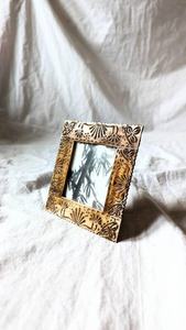 Cadre photo en bois fabriqué à la main de meilleure qualité avec incrustation d'os forme carrée couleur bleue pour la décoration intérieure artisanat indien - Product Image 5