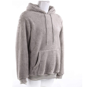 Sweat à capuche en laine pour la saison hivernale Pull pour homme Motif uni Écologique Respirant Haute qualité Vente en gros - Product Image 3
