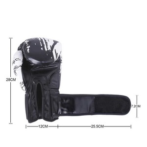 Guantes de boxeo profesionales de PU más vendidos, logotipo personalizado de alta calidad, MOQ bajo, precio razonable para adultos, hechos de cuero - Product Image 5