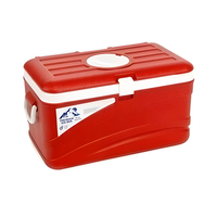 ANAX IMPEX Glacière isotherme en plastique portable 5L-50L empilable, stabilisée aux UV, hygiénique, facile à nettoyer, légère, pour l'extérieur