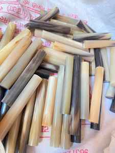 Real Buffalo Ox Horn Rolls Eco-Friendly Angel Style Color Roll Decorative Knife Handle <b>Stamp</b> <b>Seal</b> Natural Crafts for Decorative - Product Image 2