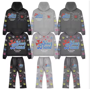 Sudaderas con capucha para hombre, ropa de calle elegante con estampado personalizado, sudaderas térmicas clásicas, bordado Digital, ropa de invierno a la moda - Product Image 4