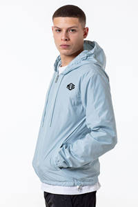 Chaqueta cortavientos de nailon a prueba de viento con bordado personalizado de alta calidad, chaqueta con capucha con puño elástico de entrenamiento informal elegante - Product Image 3