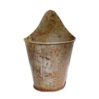 Pot Bunga Dinding Vintage Desain Kerucut Mewah, Pot Bunga Dekoratif Rumah & Penanam
