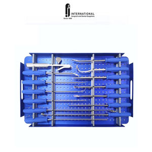 Qualité garantie ACL PCL arthroscopie du genou en acier inoxydable ensemble d'instruments de chirurgie manuelle Source d'alimentation ensemble d'instruments chirurgicaux - Product Image 3