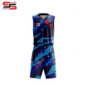 Uniforme de baloncesto personalizado de alta calidad superventas, nuevo estilo con logotipo impreso para jugadores de entrenamiento - Product Image 5