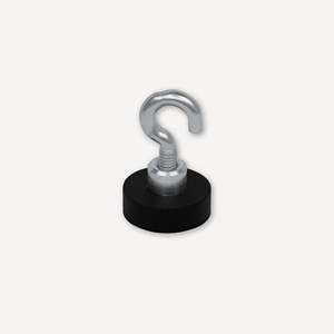 Sistema Magnetico Gommato Ø18x6mm con Gancio - Product Image 1