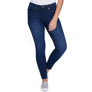 Pantalones Vaqueros de Invierno para Mujer, Estilo Único, Hechos a Medida, Cintura Media, Frente Plano, 100% Algodón, Tejido Transpirable, Diseño y Colores Personalizables - Product Image 2