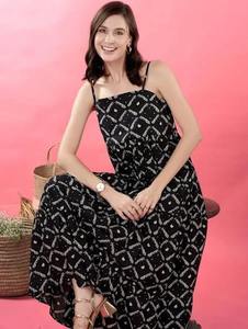 Vestido de algodón indio hecho a mano, ropa de fiesta larga con estilo, estampados florales, moda de mujer personalizada para verano, vestido Natural dulce para - Product Image 3