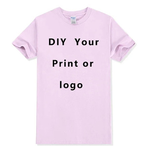 Camiseta cómoda de algodón en blanco de manga corta Unisex moda DIY Logo camiseta Casual suave cuello redondo verano impresión personalizada - Product Image 6
