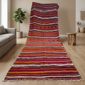 Tapis marocains Kilim de qualité supérieure en laine berbère, tissés à la main, à poils ras, motif géométrique, pour salon, vente en gros - Product Image 3