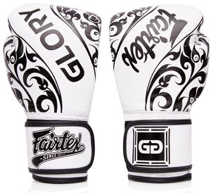 Gants de boxe de haute qualité Fairtex X Glory édition limitée, style original, 100% cuir véritable, fabriqués pour la boxe de combat - Product Image 5