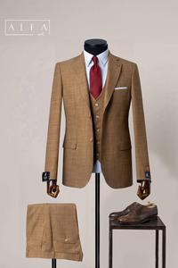 2025สูทผู้ชายแบบใหม่ชุดสูทไก่งวงเข้ารูปสำหรับงานแต่งงาน - Product Image 5