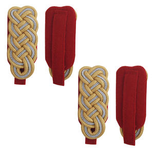 Épaulettes de cérémonie personnalisées, épaulettes de rangs militaires brodées, vente en gros - Product Image 1