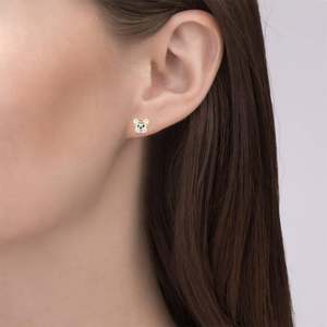 Jeulia Corgi Dog Mismatched Sterling <b>Silver</b> <b>Stud</b> Earrings for Kids Gift - Product Image 4