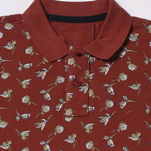 Polos transpirables con estampado OEM para hombre, polos con diseño de tu propio logotipo para hombre, polos de algodón de manga corta para hombre de la mejor calidad - Product Image 3